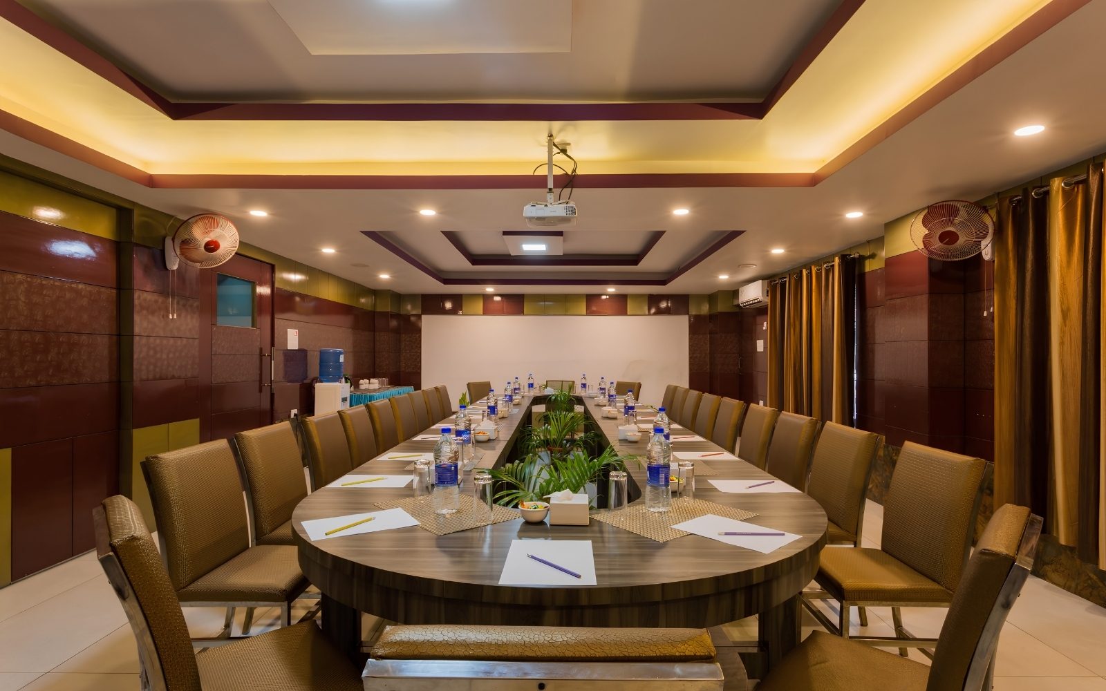 Anand Hall conference setup