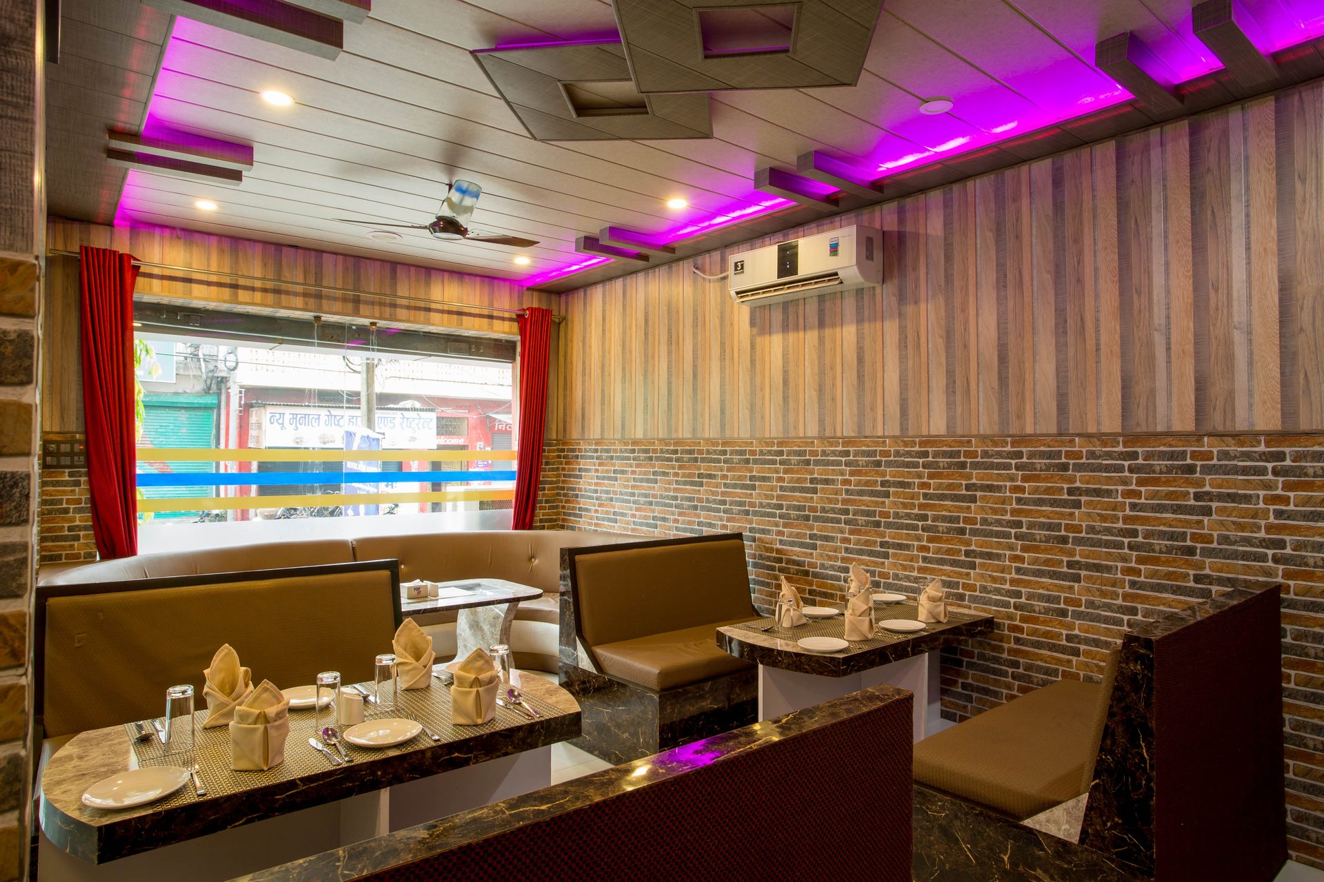 Dining area at Anand Dining